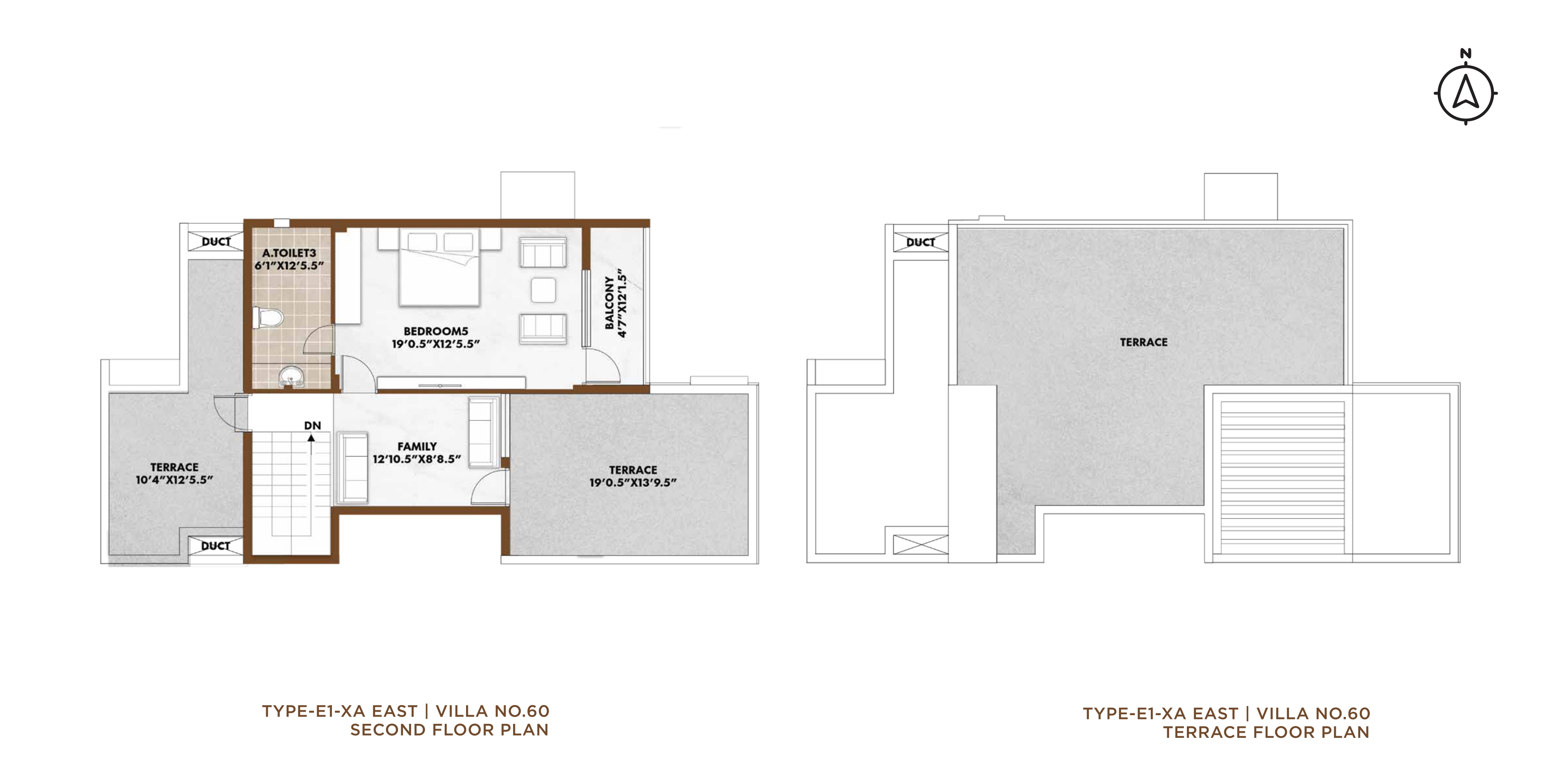 5 BHK Villa Floor Plan 3